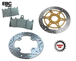 Fits Kawasaki En 500 B1-B2/C1-C9 94-04 Ebc Front Brake Disc Rotor & Pads. Fixed Price $330.33.