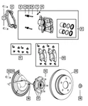 Genuine Mopar Disc Brake Caliper Assembly Remanufactured Right R8037144AC. Fixed Price $182.19.