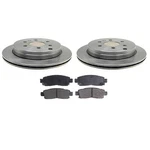 Acdelco Silver Rear Brake Kit 330MM Disc Rotors Pads For Enclave Traverse Acadia. Fixed Price $151.95.