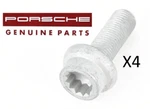 Set Of 4 Brake Caliper Bolts Rear For Porsche Cayenne 2003-2010- Genuine. Fixed Price $50.49.
