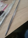 Nice Set Of Oem 57 Chevy 2DR Ht Top Quarter Fin Mldg For Rear 1/4 & 52". Fixed Price $185.00.