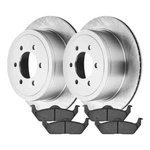Rear Ceramic Brake Pad & Rotor Kit Ford Lincoln F-150 Mark Lt 6 Lug. Fixed Price $123.52.