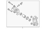 Genuine Nissan Disc Brake Caliper 44001-6CA0D. Fixed Price $316.83.