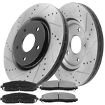 Front Disc Rotors Ceramic Brake Pads Kits For Dodge Grand Caravan Journey. Fixed Price $112.12.