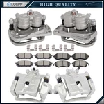 Front Rear Brake Calipers Pads Set 12PCS New Kit For 2005-2006 Saab 9-2X. Fixed Price $197.09.