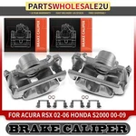 2X Front Left & Right Brake Calipers W/ Bracket For Acura Rsx Type-s 02-06 Civic. Fixed Price $104.53.