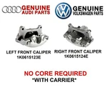 Oe Genuine Vw Front Left + Right Disc Brake Caliper Set For Audi 1K0615123E. Fixed Price $249.94.