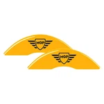 Mgp Gloss Yellow Caliper Covers Engraving Full Kit, 4 Pcs. Fixed Price $249.00.