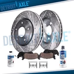 Front Drilled Brake Rotors & Ceramic Pads For 2001 2002 2003 - 2006 Lexus LS430. Fixed Price $134.14.