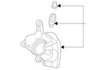 Genuine Mercedes-benz 2020-2023 GLE350 Caliper 167-423-53-00. Fixed Price $256.76.