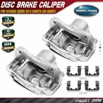 2X Front Disc Brake Caliper W/ Bracket For Hyundai Sonata 06-10 Azera Kia Amanti. Fixed Price $107.09.