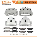 4X Front Rear Brake Calipers + Ceramic Pads Kit For 2009-2018 Dodge 1500. Fixed Price $220.06.
