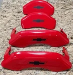 Mgp Caliper Covers Powder Coat Red W/ Custom Black Logo 2015-2020 Chevy Colorado. Fixed Price $224.99.
