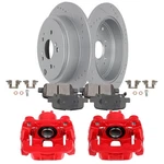 For 2001-2006 Acura Mdx Rear Brake Calipers W/ Bracket Ceramic Pad Slotted Rotor. Fixed Price $148.16.