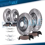 Front & Rear Drilled Rotors Brake Pads Kit For Dodge Durango Jeep Grand Cherokee. Fixed Price $249.99.
