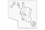 Genuine Volkswagen Caliper 5WA-615-123-C. Fixed Price $285.45.