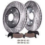 Front Drilled Rotors + Ceramic Brake Pads For 2017 2018 Hyundai Ioniq Kia Niro. Fixed Price $131.95.