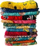 Mix Lot Of Indian Tribal Kantha Quilts Vintage Cotton Bed Cover Throw Old Sari. Fixed Price $23.28.