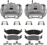 Detroit Axle Front Brake Calipers Pads For Dodge Grand Caravan Chry. Fixed Price $196.95.