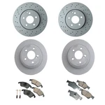 Zimmerman Front Rear Disc Brake Rotors Akebono Euro Pads Kit For W212 E250 Sedan. Fixed Price $535.95.