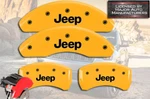 2017-2024 "jeep" Compass Front + Rear Yellow Mgp Brake Disc Caliper Covers 4PC. Fixed Price $299.99.