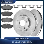 11.81 Inch Rear Brake Rotors Pads Kit 2010 2011 2012 2013 2014 Ford Mustang. Fixed Price $77.96.