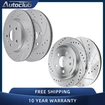 Front And Rear Drilled Disc Brake Rotors Kit For 2010 - 2015 Chevrolet Camaro. Fixed Price $179.99.