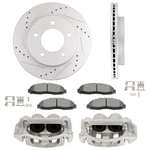 Front Pair Brake Calipers Ceramic Pads And Drill Rotors 1997-2003 Ford F-150. Fixed Price $200.01.