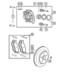 Genuine Mopar Disc Brake Caliper Right 5093339AB. Fixed Price $124.27.