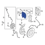 Genuine Ford Disc Brake Caliper ML3Z-2386-V. Fixed Price $163.60.