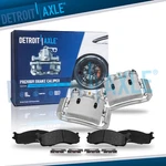 Front Disc Calipers Ceramic Brake Pads For 2006 - 2008 Dodge 1500 2500 3500. Fixed Price $232.23.