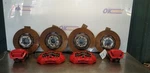 18 Mercedes Benz Amg E63S W213 Brake Caliper Set With Rotors Red. Fixed Price $1950.00.