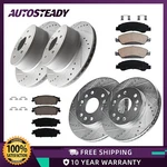 Front Rear Drilled Brake Rotors Pads Kit For Escalade Avalanche Silverado 1500. Fixed Price $249.97.