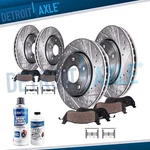 Front Rear Drilled Disc Rotors Ceramic Brake Pads Kit For 2001-2006 Lexus LS430. Fixed Price $219.47.