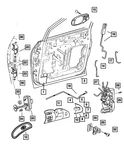 Genuine Mopar Front Door Latch Left Power Locks 5109863AB. Fixed Price $149.86.