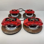 15-20 Dodge Charger Srt Hellcat Red Brembo Brake Caliper Set With Rotors Oem. Fixed Price $1619.99.