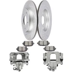 8PCS Rear Brake Calipers Rotors And Pads For 2009-2012 Volkswagen Routan. Fixed Price $180.19.