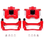 Power Stop Front Red Calipers W/brackets Pair Fits 08-16 Chrysler Town & Country. Fixed Price $199.61.