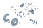 Genuine Mercedes-benz Brake Carrier 205-423-01-06. Fixed Price $156.21.