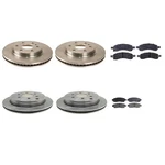 Acdelco Silver FRONT325MM REAR330MM Brake Kit Disc Rotors Pads For Enclave. Fixed Price $325.95.