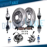 4WD Front Brake Rotors Cv Axle Shafts Wheel Bearings 2006-2010 Ford Explorer. Fixed Price $385.11.