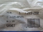 New Acdelco 10140589 Carburetor Mounting Gasket 219-280 Nos (15-B1-4-3). Fixed Price $6.99.