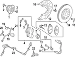 Genuine Volkswagen Caliper 5G0-615-123-B. Fixed Price $468.64.