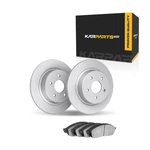 For Nissan Sentra 2007-2019 Brake Set Rear Cast Iron Solid 5 Lug Plain Rotor. Fixed Price $182.53.