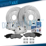 Front Drilled Rotors Brake Pads Calipers For 2007-2016 Traverse Acadia Enclave. Fixed Price $285.56.