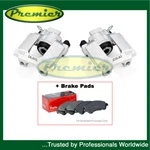 Premier Rear Brake Calipers + Pads Fits Bmw 3 Series 5 7 6. Fixed Price $116.87.