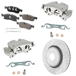 Brake Kit With Calipers 2-WHEEL Set Front For Jeep Grand Cherokee Dodge Durango. Fixed Price $311.98.
