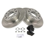 Trq BKA14223 Disc Brake Kit For Volkswagen Jetta 2012-2018 Rear 1J0698451E. Fixed Price $99.75.