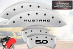 2024-2026 Ford Mustang Gt Front + Rear White Mgp Brake Disc Caliper Covers "5.0". Fixed Price $269.99.