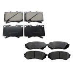 Akebono Proact Front Rear Ceramic Brake Pads Set Kit For LX470 Land Cruiser. Fixed Price $124.95.